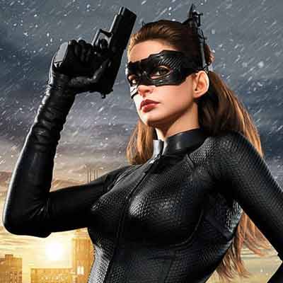 Catwoman played by Anne Hathaway