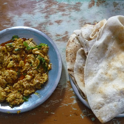 পরোটা-মগজ ভুনা