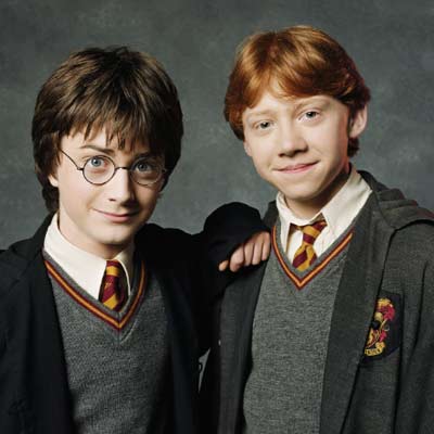 Harry Potter and Ron Weasley