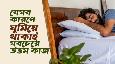 যে ৮টি কারণে ঘুমিয়ে থাকাই সবচেয়ে উত্তম কাজ